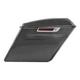 HR3 Charcoal Pearl 5" Stretched Extended Saddlebags For Harley Touring 2014-2022